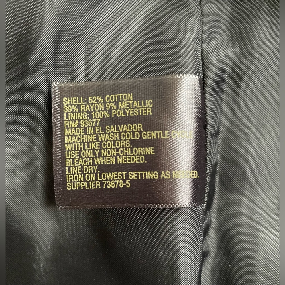 Worthington Golden Black Skirt Size 16 - Picture 8 of 8